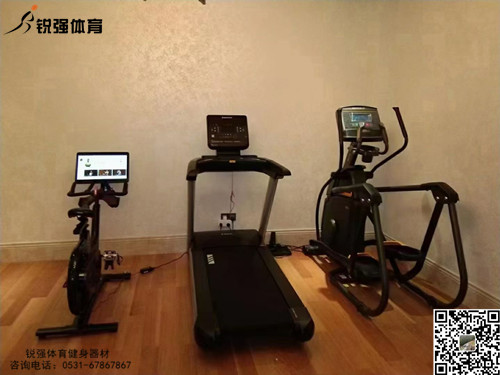 濟南某洋房別墅區地下室私家健身房